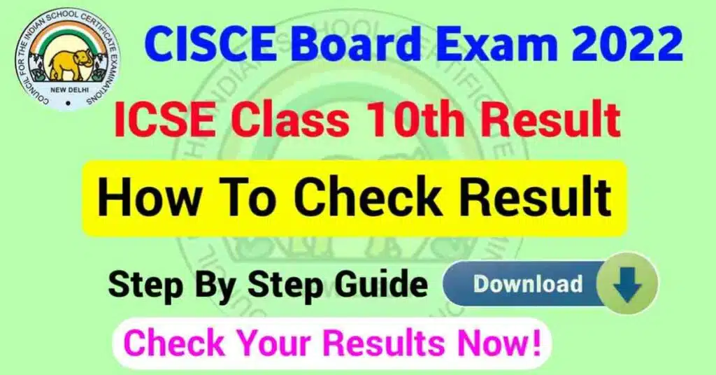 How To Check ICSE Results 2022 Class 10th