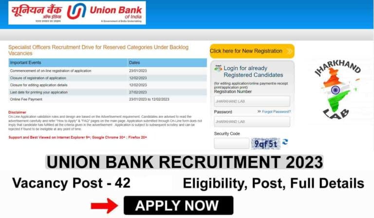 Union Bank Recruitment 2023
