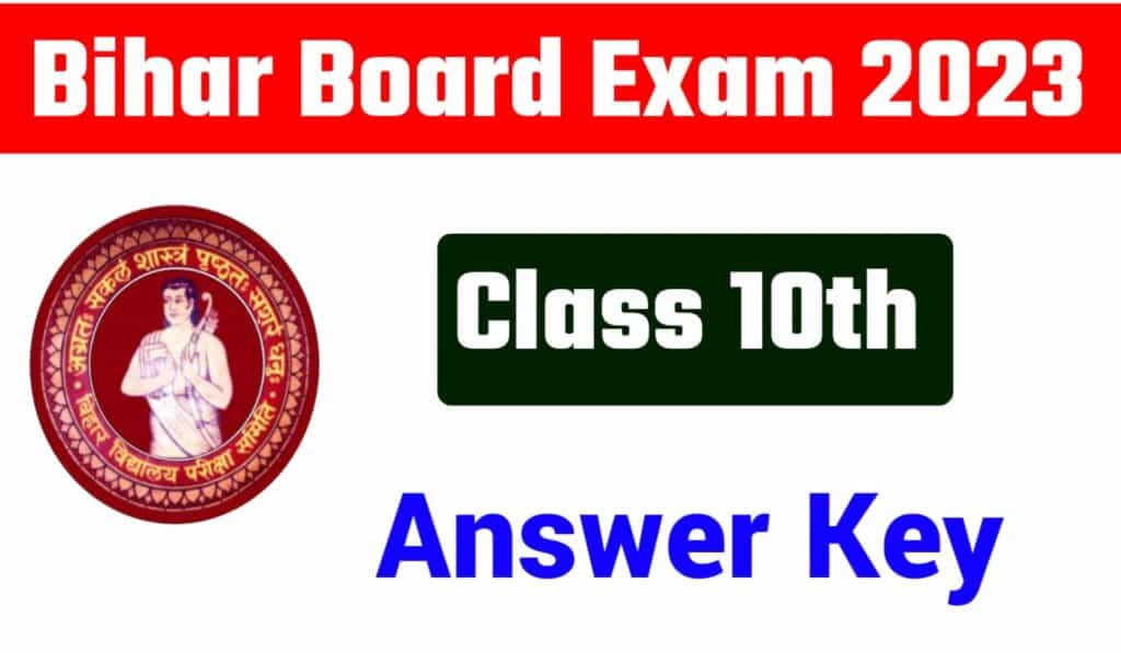 Bihar Board 10th Science Answer Key 2023