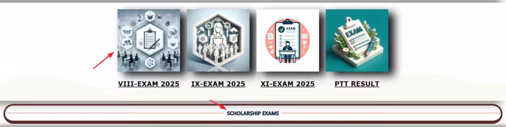 JAC Board Class 8th Admit Card steps to download