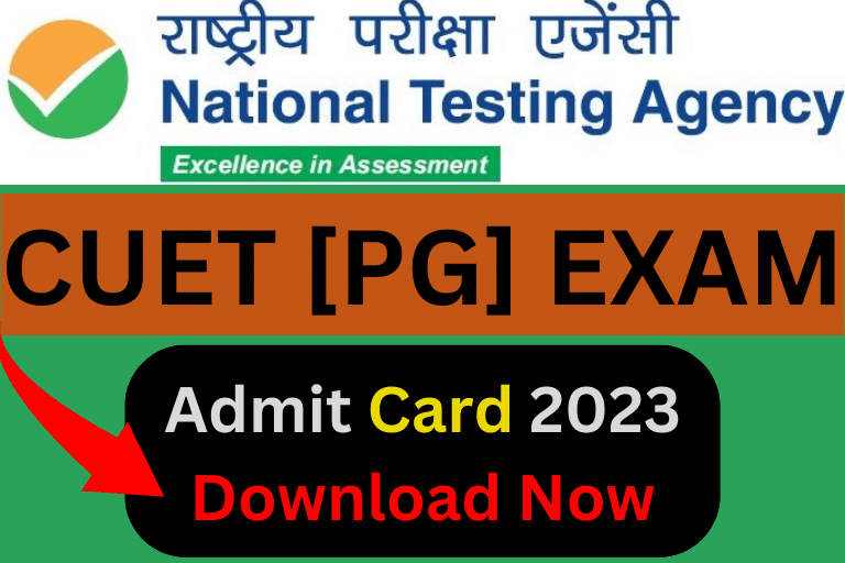 CUET PG Exam Admit Card 2023 [Download Now]