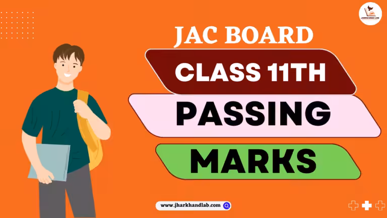 JAC 11th Exam Passing Marks 2026