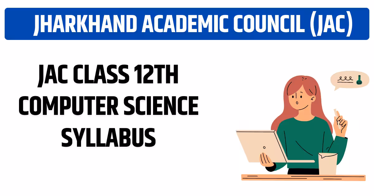 JAC 12th Computer Science Syllabus 2026
