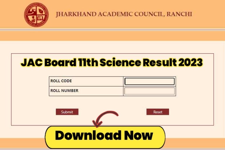 JAC 11th Science Result 2023