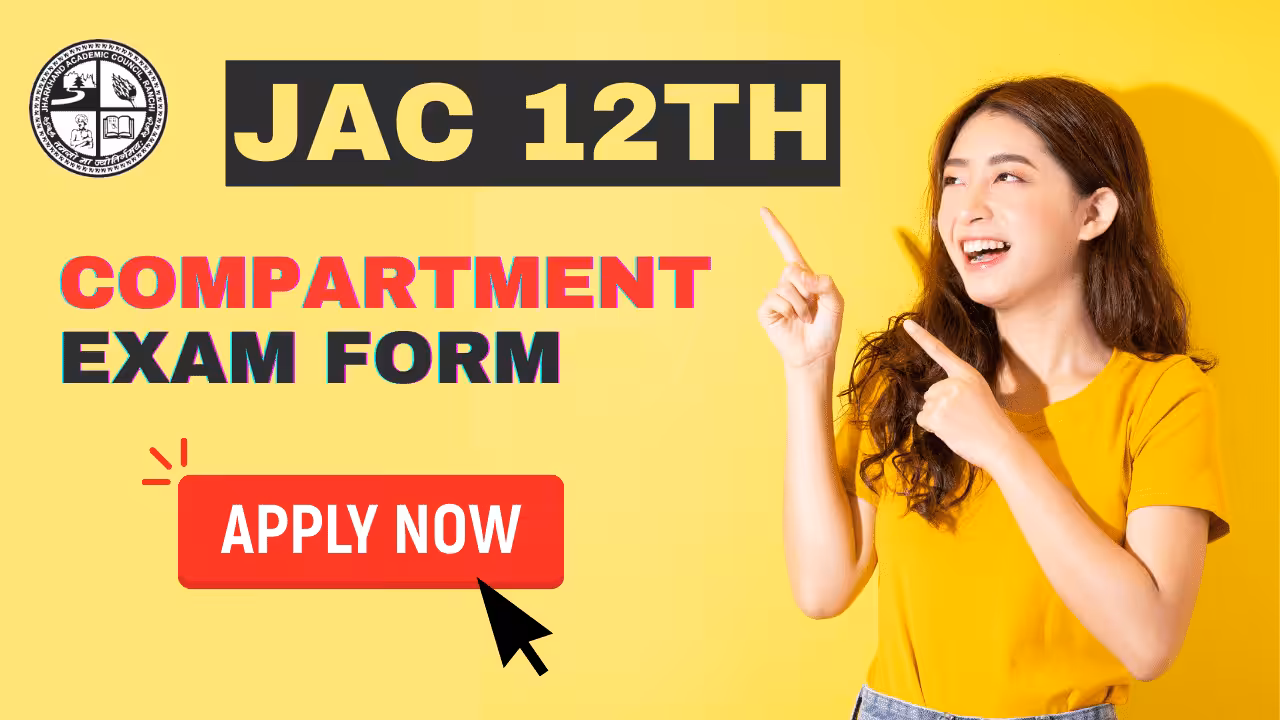 JAC 12th Compartment Exam Form 2025