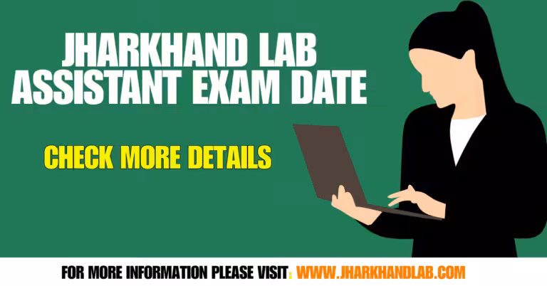 Jharkhand-Lab-Assistant-Exam-Date-2023