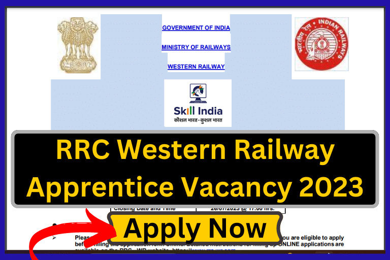 RRC Western Railway Apprentice Vacancy 2023 [ Apply Now ]