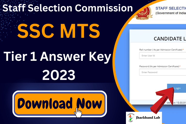 SSC MTS Tier 1 Answer Key 2023 Released [ Download Now ]