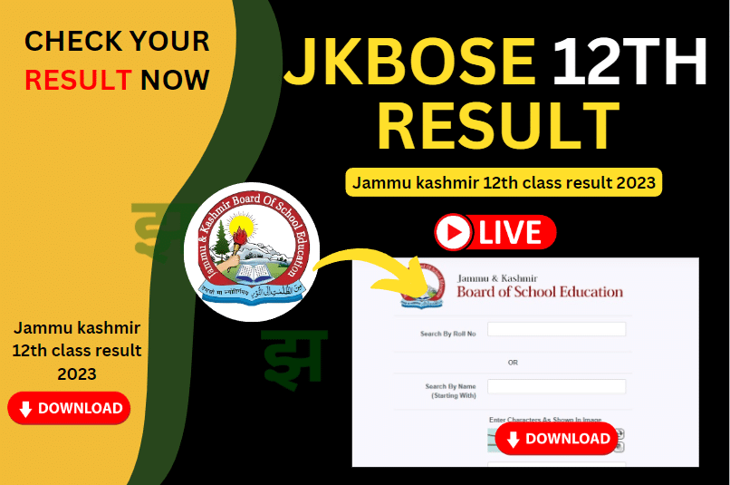 Jammu Kashmir 12th Class Result