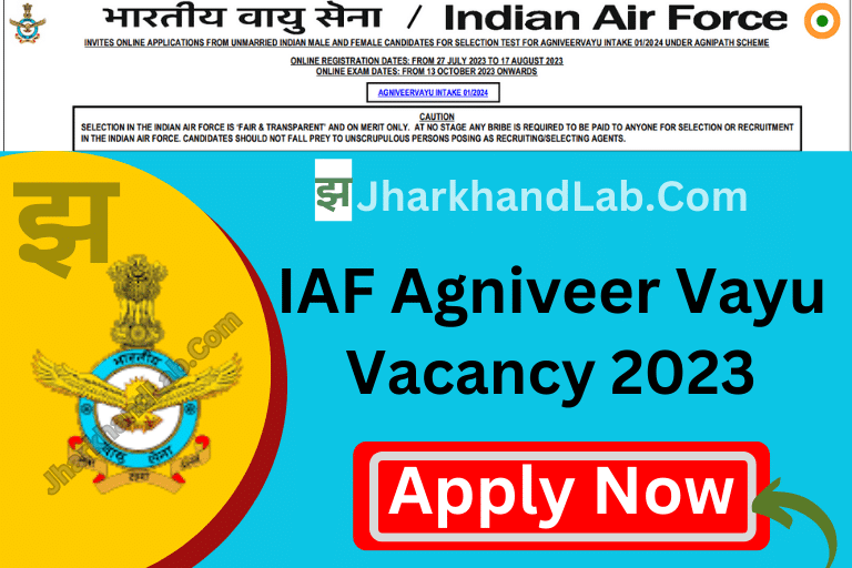 IAF Agniveer Vayu Vacancy 2023 Notification Released [ Apply Now ]