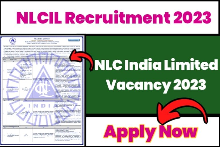 NLC India Limited Vacancy 2023
