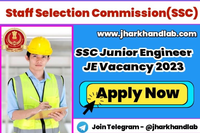 SSC Junior Engineer Vacancy 2023