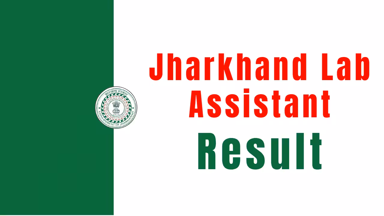 Jharkhand Lab Assistant Result