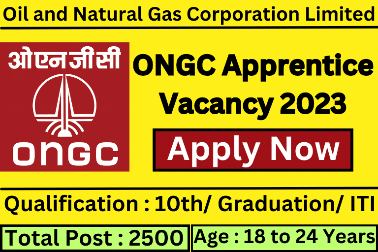 ONGC Apprentice Vacancy 2023 [ Apply Now ]