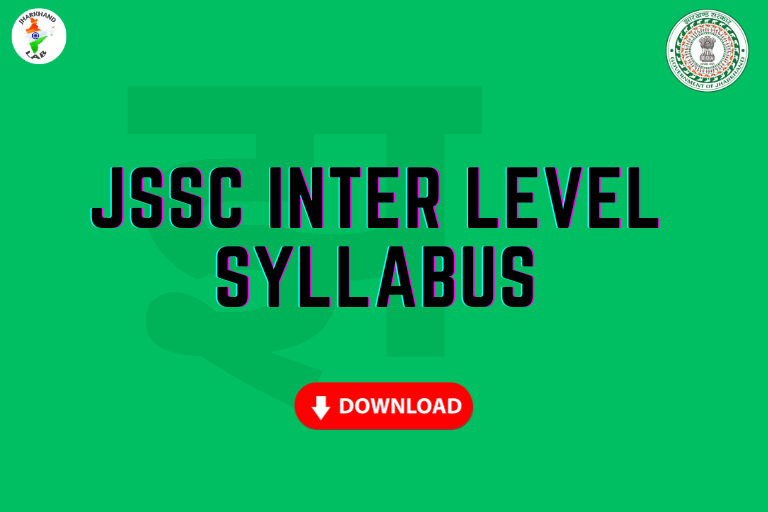 JSSC Junior Clerk Inter Level Syllabus 2023