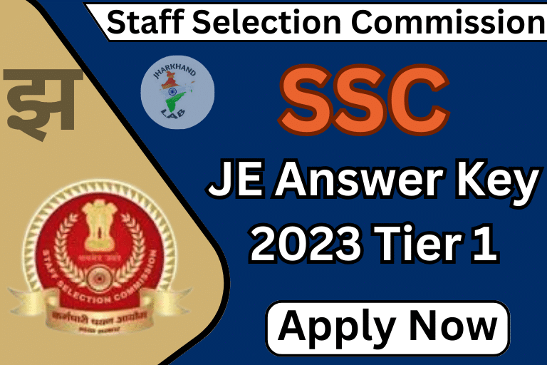 SSC JE Answer Key 2023 Tier 1 [ Download Now ]