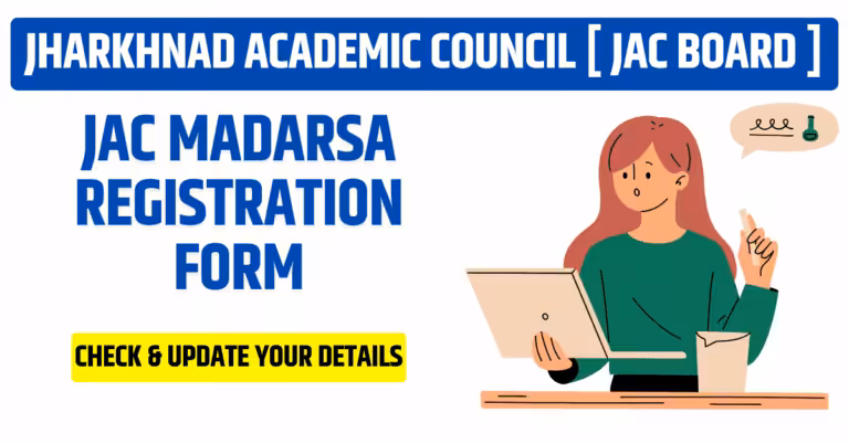 JAC Madarsa Registration Form 2025