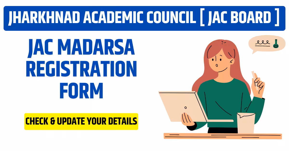 JAC Madarsa Registration Form 2025