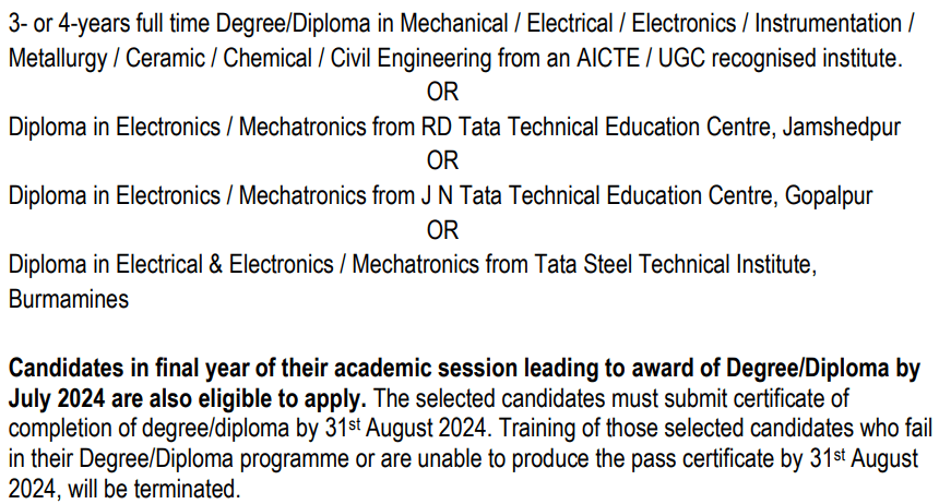 Tata Steel JET Vacancy 2024 [ Apply Now ]