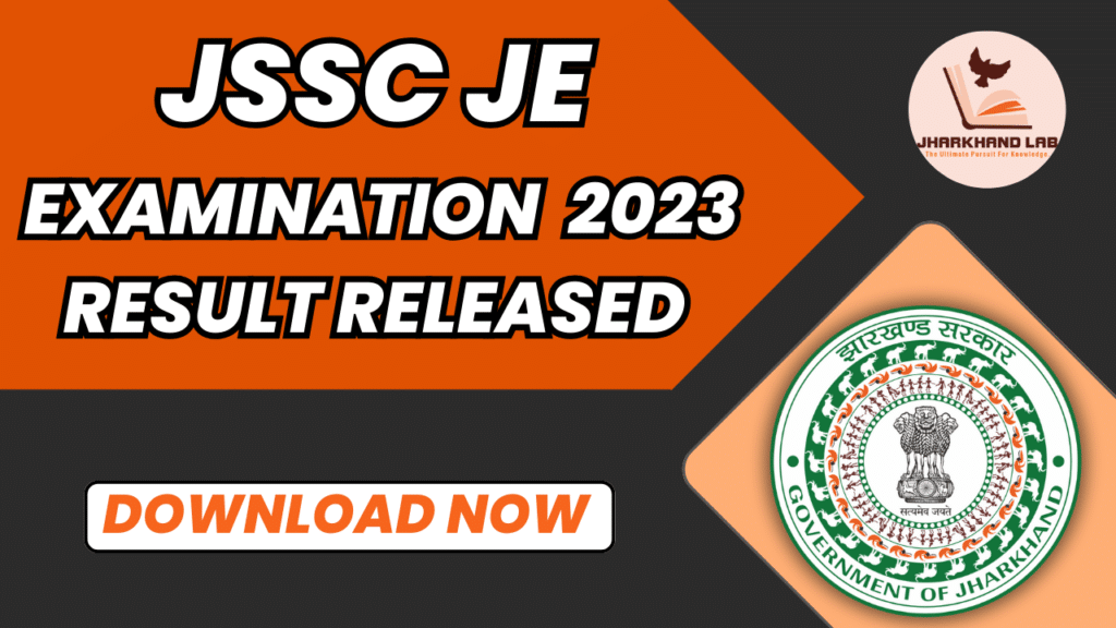 JSSC JE Result 2024 [ Download Now ]