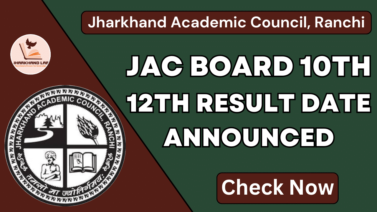 JAC Board Class 10th 12th Result Date 2024