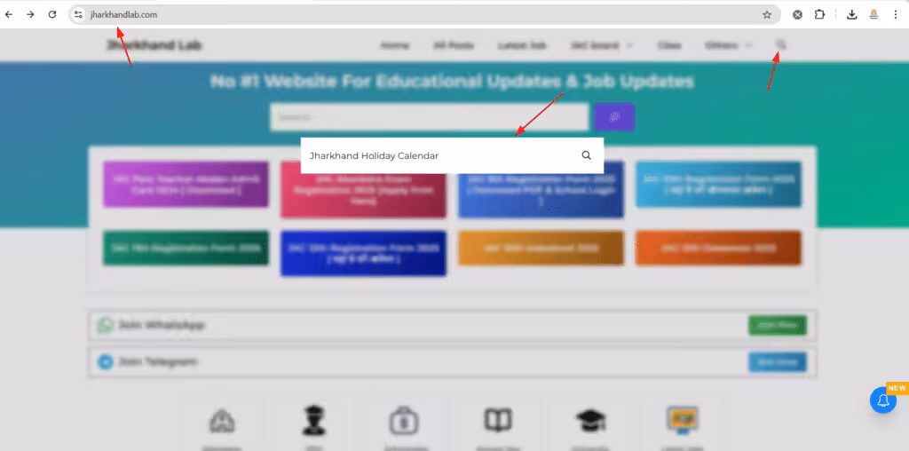 Steps to download Jharkhand holiday Calendar